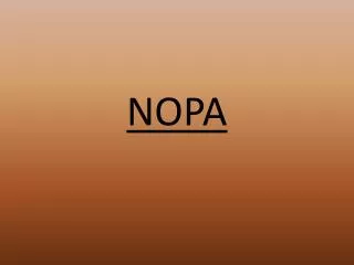 NOPA