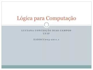 l gica para computa o