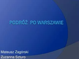 mateusz zag rski zuzanna szturo