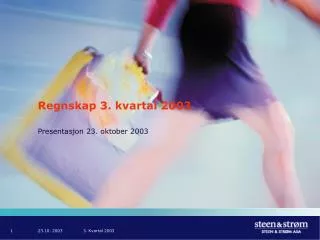 regnskap 3 kvartal 2003