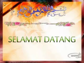 selamat datang