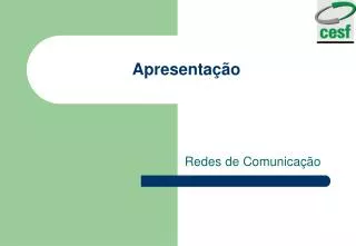 apresenta o