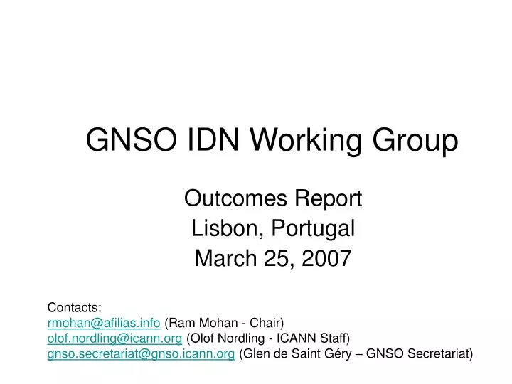 gnso idn working group