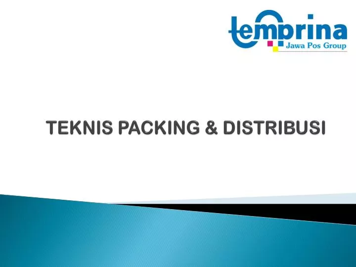 teknis packing distribusi