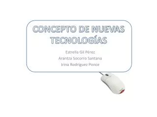 concepto de nuevas tecnolog as