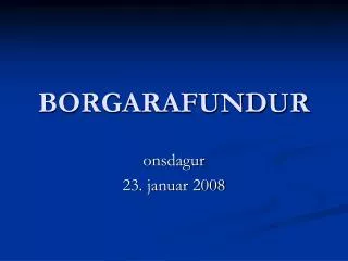borgarafundur