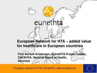 European network for HTA, EUnetHTA | eunethta