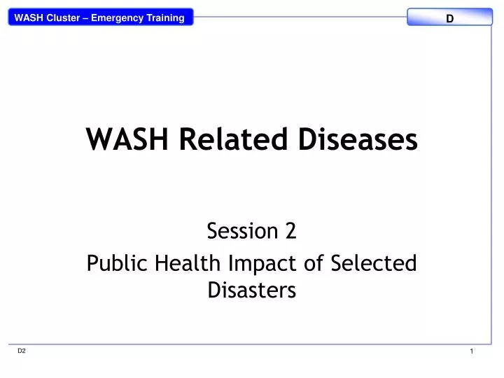 wash related diseases