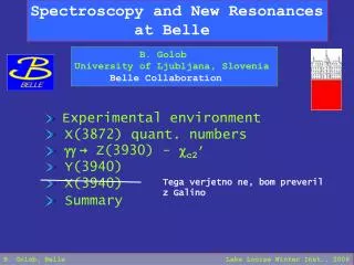 Spectroscopy and New Resonances at Belle