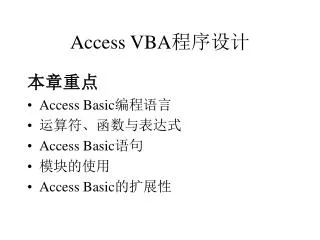 access vba