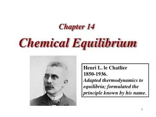 Chemical Equilibrium