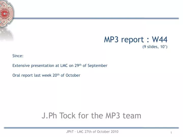 mp3 report w44 9 slides 10