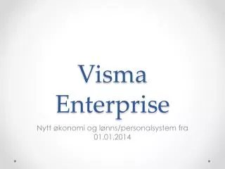 visma enterprise