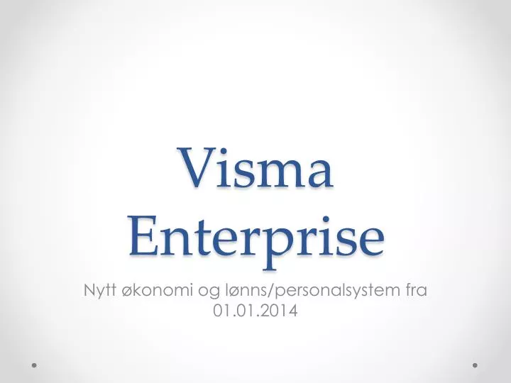 visma enterprise