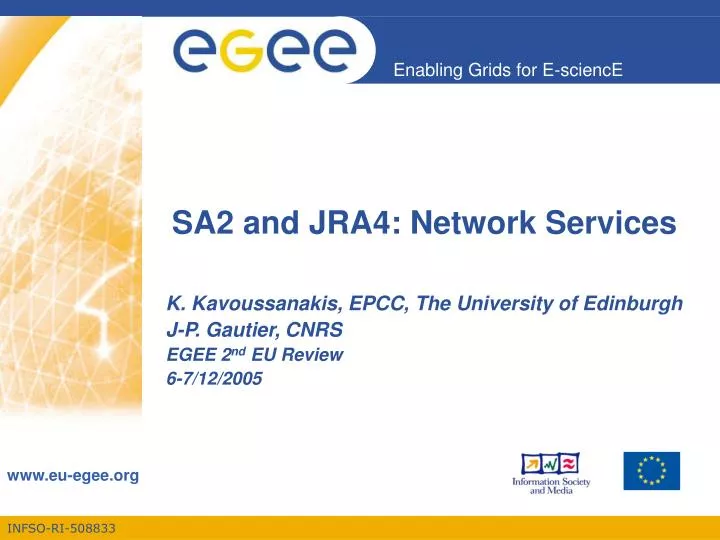sa2 and jra4 network services