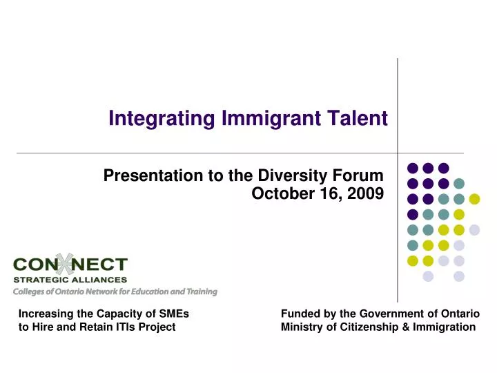 integrating immigrant talent