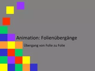animation folien berg nge