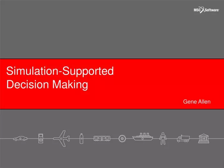 simulation supported decision making