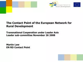 Support for transnational cooperation