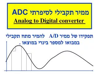 adc analog to digital converter