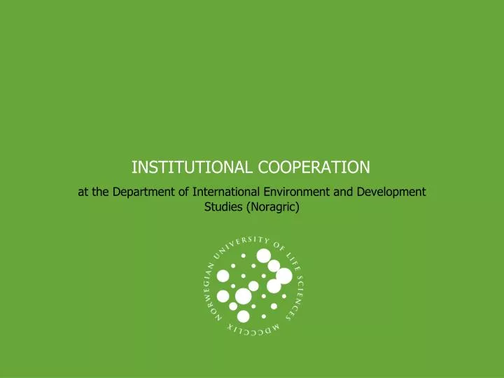 institutional cooperation