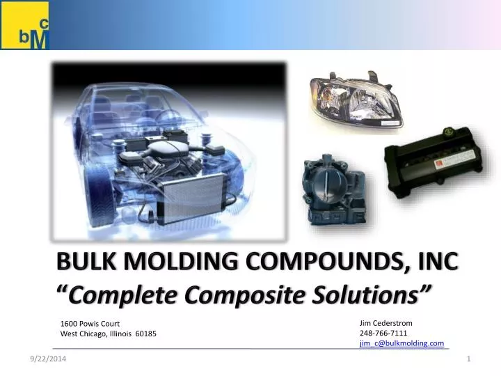 bulk molding compounds inc complete composite solutions