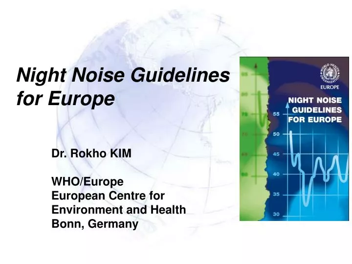 night noise guidelines for europe