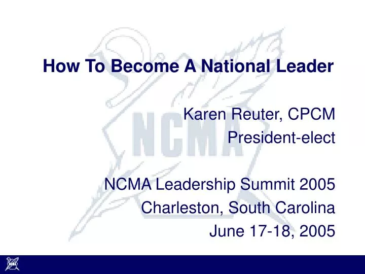 how to become a national leader