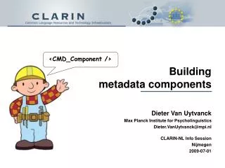 Building metadata components