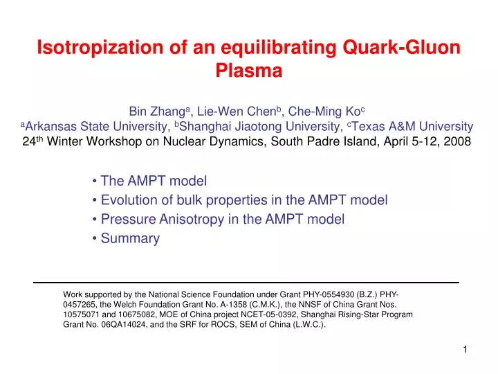 isotropization of an equilibrating quark gluon plasma