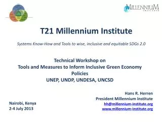 T21 Millennium Institute