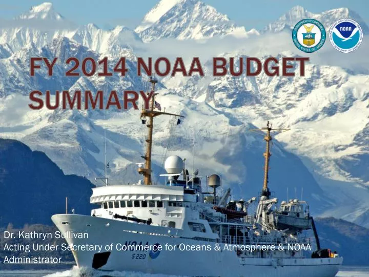 fy 2014 noaa budget summary