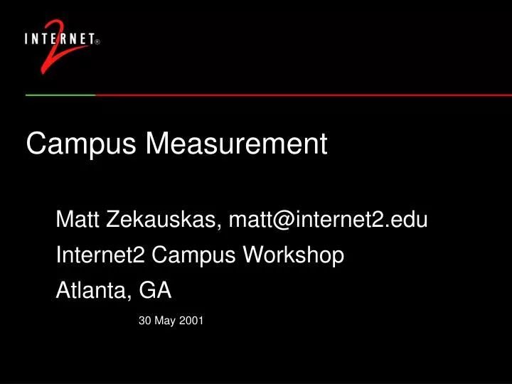 campus measurement