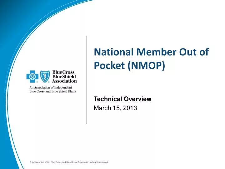national member out of pocket nmop