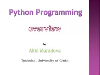 Python Programming