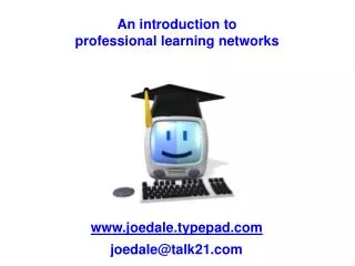 An introduction to professional learning networks