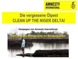 die vergessene lpest clean up the niger delta