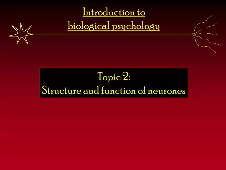 introduction to biological psychology