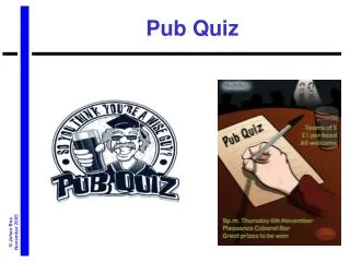 Pub Quiz