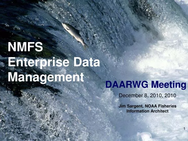 nmfs enterprise data management
