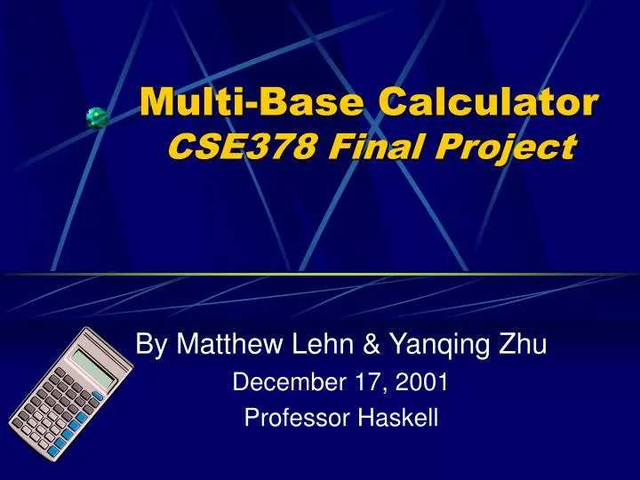 multi base calculator cse378 final project