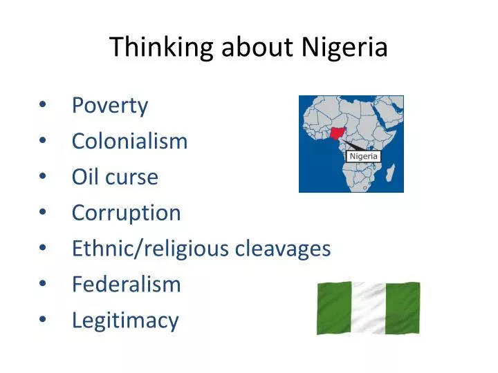 thinking about nigeria