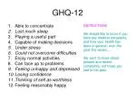 GHQ-12 - slide 1