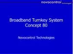 Broadband Turnkey System Concept 80 - slide 1