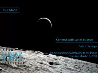 Connect with Lunar Science