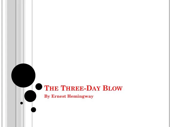 the three day blow