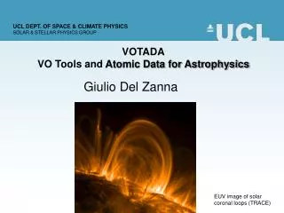 VOTADA VO Tools and Atomic Data for Astrophysics