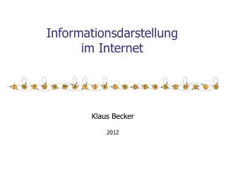 informationsdarstellung im internet