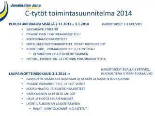 c tyt t toimintasuunnitelma 2014