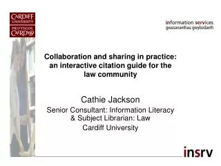 Collaboration and sharing in practice: an interactive citation guide for the law community